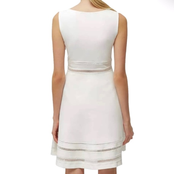 FRENCH CONNECTION WHITE FIT & FLARE MINI DRESS - Picture 7 of 9